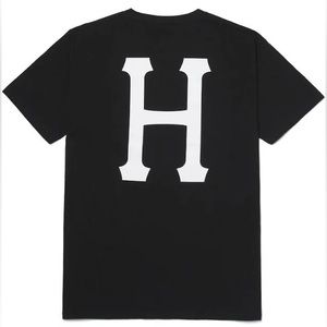 Men’s Huf Essentials Classic H T Shirt in Black Size Medium